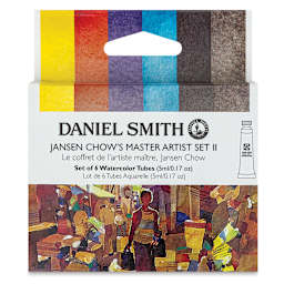 Daniel Smith Extra Fine Watercolor - Jansen Chow Master II, Set of 6 front of package