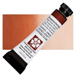 Daniel Smith Extra Fine Watercolor - Transparent Red Oxide, 5 ml, Tube and swatch
