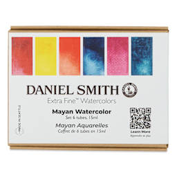 Daniel Smith Extra Fine Watercolor - Mayan Set of 6, 15 ml Tubes front of the package