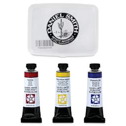 Daniel Smith Extra Fine Watercolor - Primary Mixing, Set of 3 with Box, 15 ml Tubes