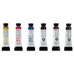 Daniel Smith Extra Fine Watercolor - Raffaele Ciccaleni's Master Artist Set II Primary and PrimaTek, Set of 6, 5 ml Tubes