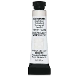 Daniel Smith Luminescent Watercolor - Pearlescent White, 5 ml, Tube