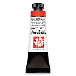 Daniel Smith Extra Fine Watercolor - Italian Burnt Sienna, 15 ml, Tube