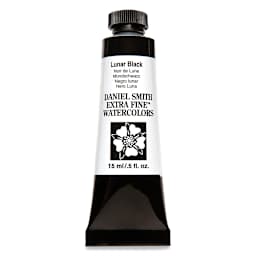 Daniel Smith Extra Fine Watercolor - Lunar Black, 15 ml Tube