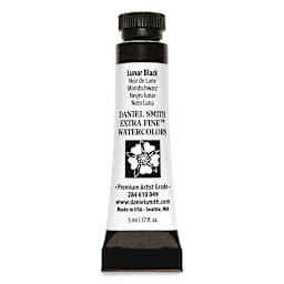 Daniel Smith Extra Fine Watercolor - Lunar Black, 5 ml Tube