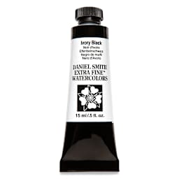 Daniel Smith Extra Fine Watercolor - Ivory Black, 15 ml Tube