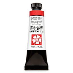 Daniel Smith Extra Fine Watercolor - Pyrrol Scarlet, 15 ml Tube