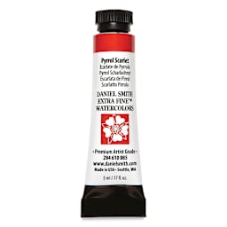 Daniel Smith Extra Fine Watercolor - Pyrrol Scarlet, 5 ml Tube