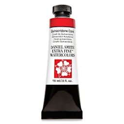 Daniel Smith Extra Fine Watercolor - Quinacridone Coral, 15 ml Tube