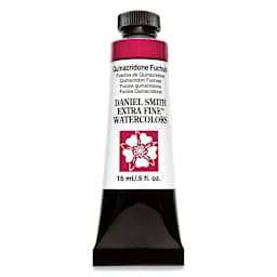 Daniel Smith Extra Fine Watercolor - Quinacridone Fuchsia, 15 ml Tube