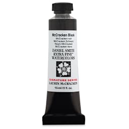 Daniel Smith Extra Fine Watercolor - McCracken Black, 15 ml Tube