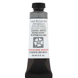 Daniel Smith Extra Fine Watercolor – Joseph Z's Cool Grey, 15 ml tube
