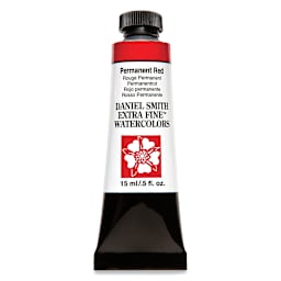 Daniel Smith Extra Fine Watercolor - Permanent Red, 15 ml Tube