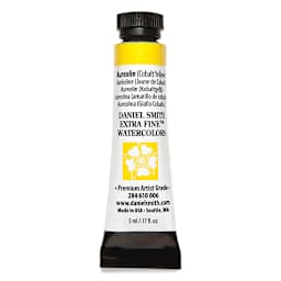 Daniel Smith Extra Fine Watercolor - Aureolin Cobalt Yellow, 5 ml Tube