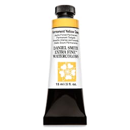 Daniel Smith Extra Fine Watercolor - Permanent Yellow Deep, 15 ml Tube