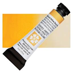 Daniel Smith Extra Fine Watercolor - Cadmium Yellow Deep Hue, 5 ml, Tube and swatch