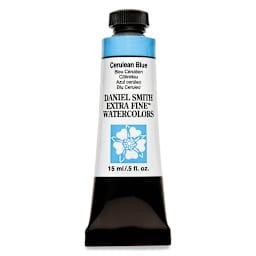 Daniel Smith Extra Fine Watercolor - Cerulean Blue, 15 ml Tube