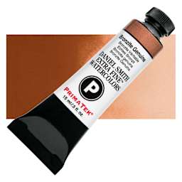 Daniel Smith Extra Fine Watercolor - PrimaTek, Bronzite Genuine, 15 ml Tube and swatch