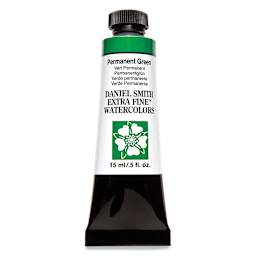 Daniel Smith Extra Fine Watercolor - Permanent Green, 15 ml Tube