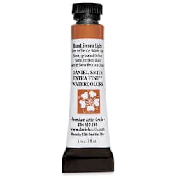 Daniel Smith Extra Fine Watercolor - Burnt Sienna Light, 5 ml, Tube