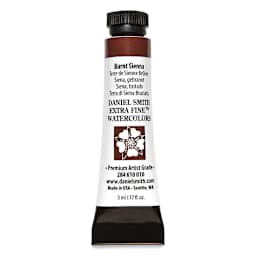 Daniel Smith Extra Fine Watercolor - Burnt Sienna, 5 ml Tube