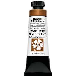 Daniel Smith Luminescent Watercolor - Iridescent Antique Bronze, 15 ml, Tube