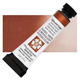 Daniel Smith Luminescent Watercolor - Iridescent Copper, 5 ml, Tube and swatch