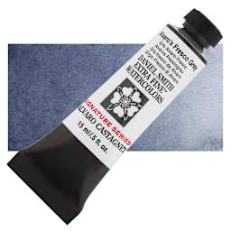 Daniel Smith Extra Fine Watercolor - Alvaro's Fresco Grey, 15 ml tube and swatch