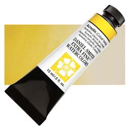 Daniel Smith Extra Fine Watercolor - Aureolin Cobalt Yellow, 15 ml Tube and swatch