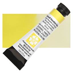 Daniel Smith Extra Fine Watercolor - Bismuth Vandate Yellow, 5 ml Tube and swatch