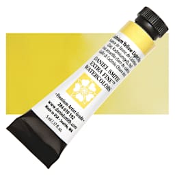 Daniel Smith Extra Fine Watercolor - Cadmium Yellow Light Hue, 5 ml Tube and swatch
