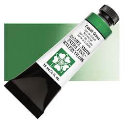 Daniel Smith Extra Fine Watercolor - Cobalt Green, 15 ml Tube and swatch