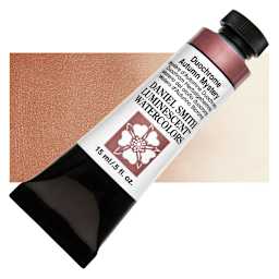 Daniel Smith Luminescent Watercolor - Duochrome Autumn Mystery, 15 ml, Tube and swatch