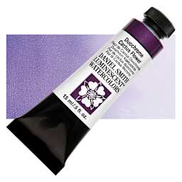 Daniel Smith Luminescent Watercolor - Duochrome Cactus Flower, 15 ml, Tube and swatch