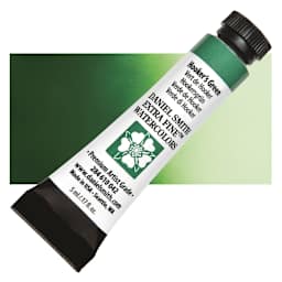 Daniel Smith Extra Fine Watercolor - Hooker's Green, 5 ml Tube and swatch