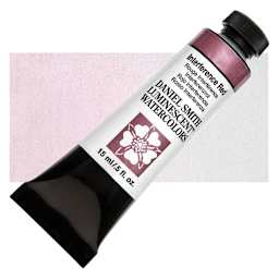 Daniel Smith Luminescent Watercolor - Interference Red, 15 ml, Tube and swatch