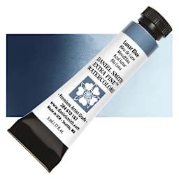 Daniel Smith Extra Fine Watercolor - Lunar Blue, 5 ml Tube and swatch