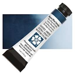 Daniel Smith Extra Fine Watercolor - Mayan Blue Genuine, 5 ml Tube and swatch