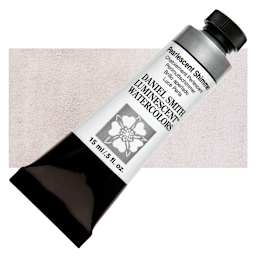 Daniel Smith Luminescent Watercolor - Pearlescent Shimmer, 15 ml, Tube and swatch