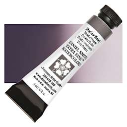 Daniel Smith Extra Fine Watercolor - Shadow Violet, 5 ml Tube and swatch