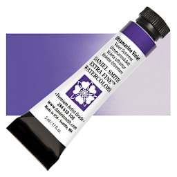 Daniel Smith Extra Fine Watercolor - Ultramarine Violet, 5 ml Tube and swatch