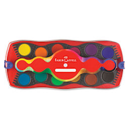 Faber-Castell Connector Watercolor Paints - Set of 12 front of case