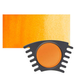 Faber Castell Connector Watercolor Paints - Orange Refill pan and swatch