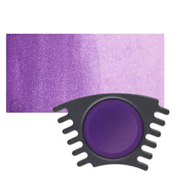 Faber Castell Connector Watercolor Paints - Violet Refill pan and swatch