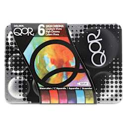 QoR Watercolor Set - High Chroma Set of 6 Tubes front of package