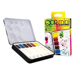 QoR Watercolor Set - Intensity, Set of 6 Half Pans
