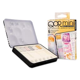 QoR Watercolor Set - Reflective, Set of 6 Half Pans