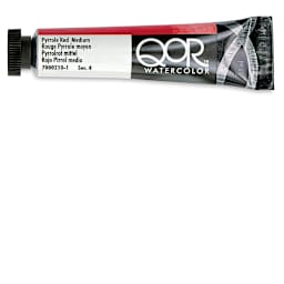 QoR Modern Watercolors - Pyrrole Red Medium, 11 ml tube