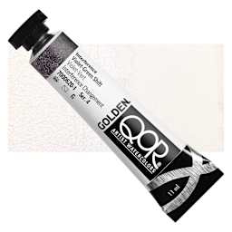 QoR Modern Watercolor - Interference Violet-Green Shift, 11 ml tube and swatch
