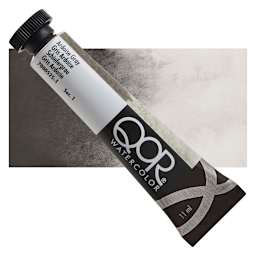 QoR Modern Watercolor - Ardoise Gray, 11 ml tube and swatch